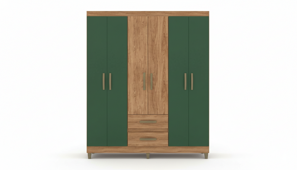 Ropero 6 puertas 2 cajones