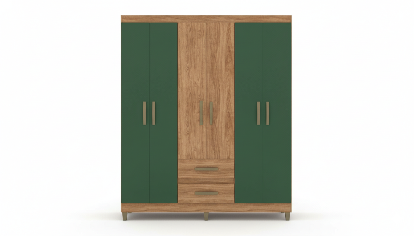 Ropero 6 puertas 2 cajones