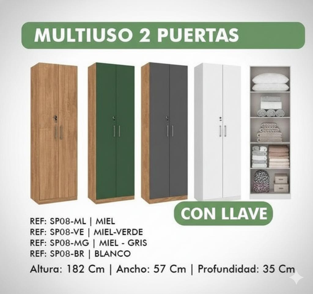 Multiuso 2 puertas