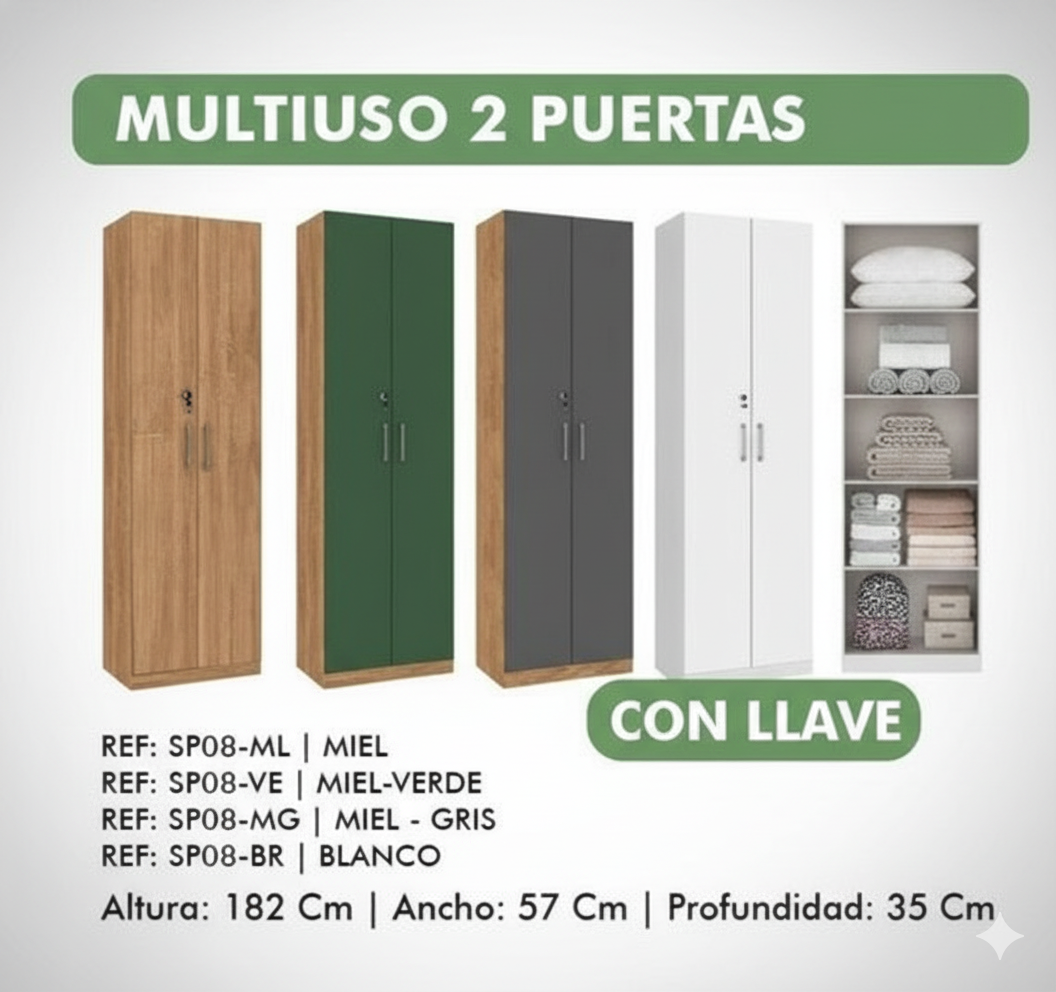 Multiuso 2 puertas