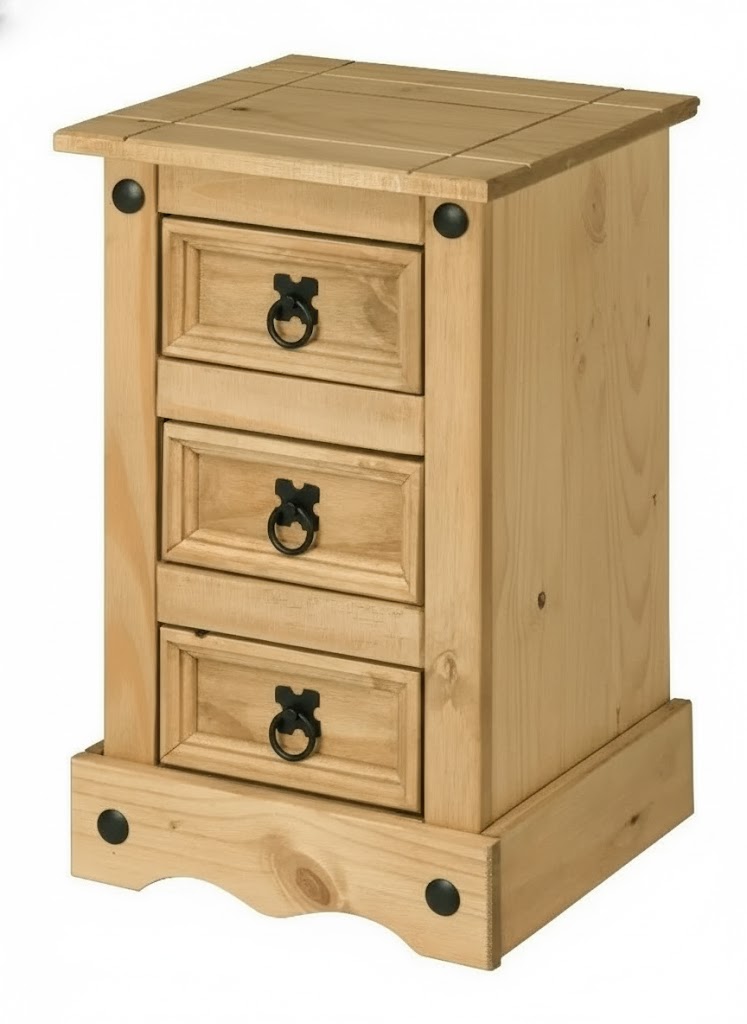 Mesita de Noche Estilo Nórdico